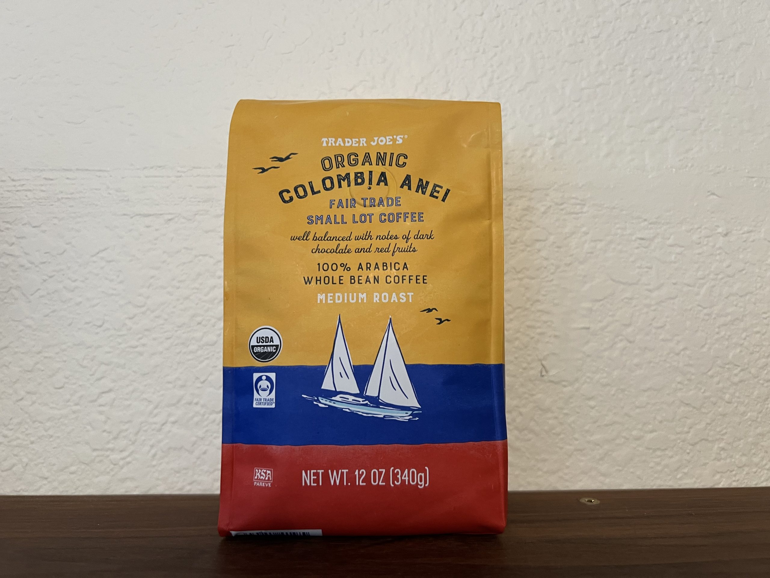 Review: Trader Joe's Organic Colombia Anei (Monrovia, California